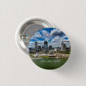 Milwaukee, Foto von Wisconsin City, Button (Vorne & Hinten)