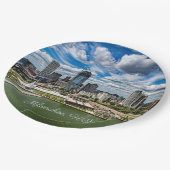 Milwaukee, Foto von Wisconsin City, Pappteller (Schrägansicht)