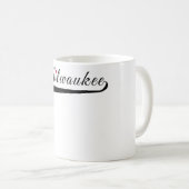 Milwaukee-Herz-Logo Kaffeetasse (VorderseiteRechts)