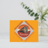 Milwaukee Hiawatha Railway Postkarte (Stehend Vorderseite)