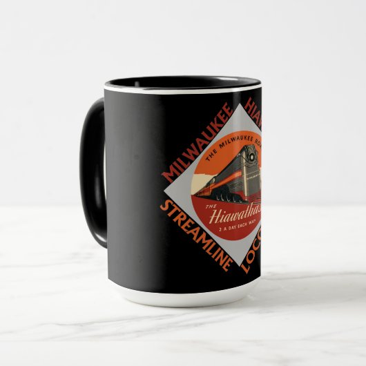 Milwaukee Hiawatha Railway Tasse (Vorderseite Links)