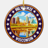 Milwaukee Keramik Ornament (Hinten)