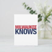 Milwaukee Knows Postkarte (Stehend Vorderseite)