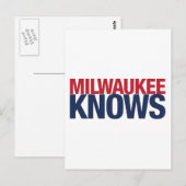 Milwaukee Knows Postkarte (Vorne/Hinten)