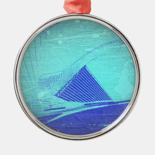 Milwaukee-Kunst-Museum Silbernes Ornament (Vorne)