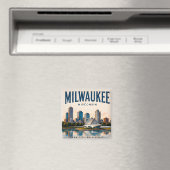 Milwaukee Lakefront-Erbe Magnet (In Situ (Geschirrspüler))