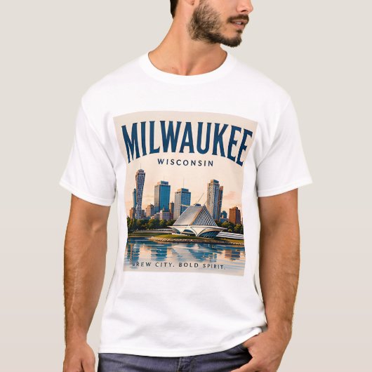 Milwaukee Lakefront-Erbe T-Shirt (Vorderseite)