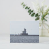 Milwaukee Lighthouse Postkarte (Stehend Vorderseite)