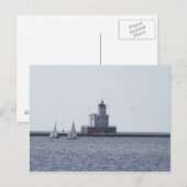 Milwaukee Lighthouse Postkarte (Vorne/Hinten)