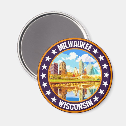 Milwaukee Magnet (Vorderseite/Rückseite)