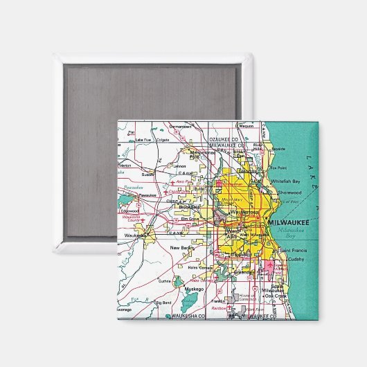 Milwaukee Magnet (Vorderseite/Rückseite)