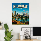 Milwaukee Museum Lakefront Poster (Heimbüro)