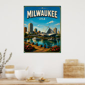 Milwaukee Museum Lakefront Poster (Küche)