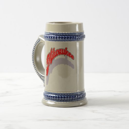 Milwaukee openswoop Tasse (Vorderseite Links)