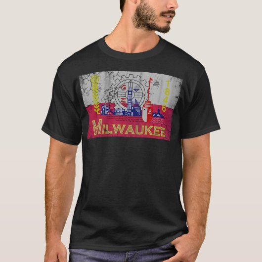 Milwaukee Polish Heritage Flag T-Shirt (Vorderseite)