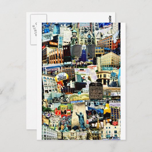 Milwaukee Postkarte (Vorne/Hinten)
