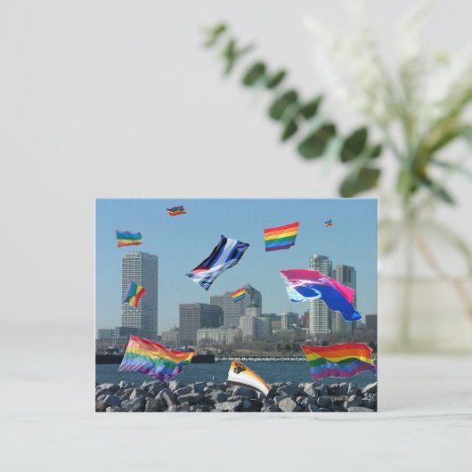 Milwaukee Pride Postkarte (Stehend Vorderseite)