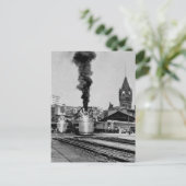 Milwaukee Railroad Milwaukee Bahnhof Postkarte (Stehend Vorderseite)