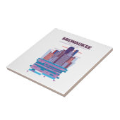 Milwaukee Reiseposter Fliese (Seite)