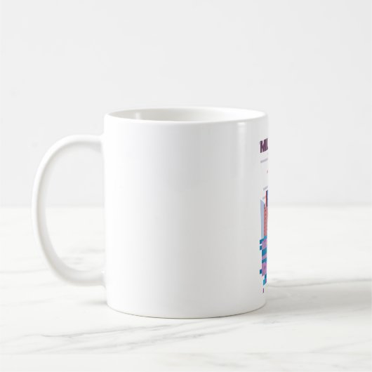 Milwaukee Reiseposter Kaffeetasse (Links)