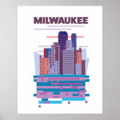 Milwaukee Reiseposter Poster (Vorne)