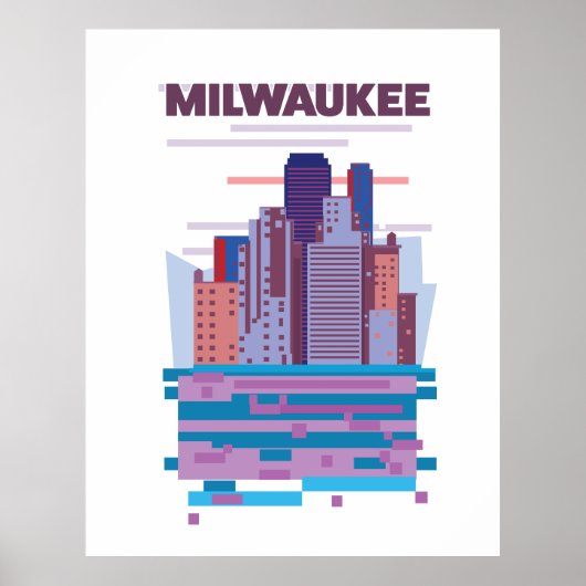 Milwaukee Reiseposter Poster (Vorne)