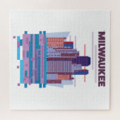 Milwaukee Reiseposter Puzzle (Horizontal)