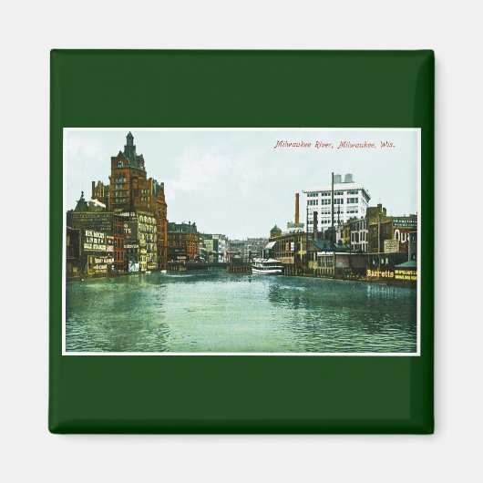 Milwaukee River, Milwaukee, Wisconsin Magnet (Vorne)