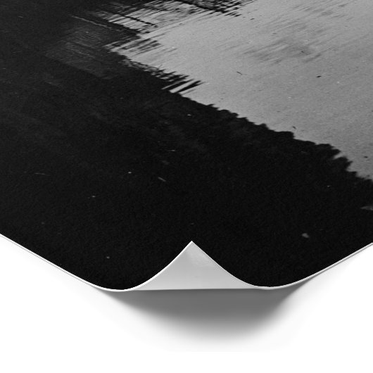 Milwaukee River und Dowtown Poster (Ecke)