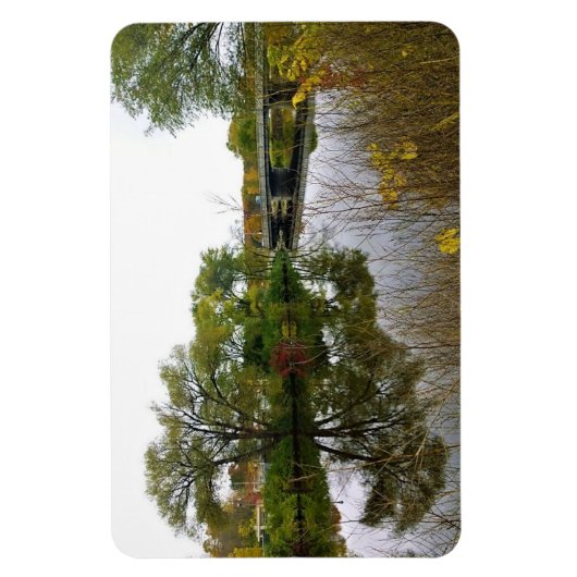 Milwaukee River, West Bend, Wisconsin Magnet (Vertikal)