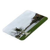 Milwaukee River, West Bend, Wisconsin Magnet (Linke Seite)