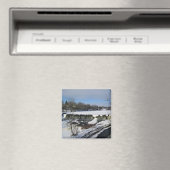 Milwaukee River, West Bend, Wisconsin Magnet (In Situ (Geschirrspüler))