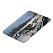 Milwaukee River, West Bend, Wisconsin Magnet (Linke Seite)