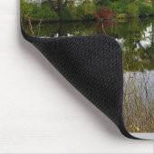 Milwaukee River, West Bend, Wisconsin Mousepad (Ecke)