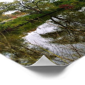 Milwaukee River, West Bend, Wisconsin Poster (Ecke)