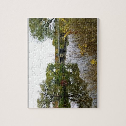 Milwaukee River, West Bend, Wisconsin Puzzle (Vertikal)