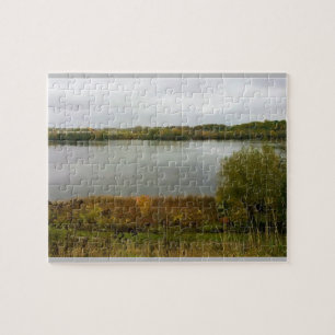 Milwaukee River, West Bend, Wisconsin Puzzle