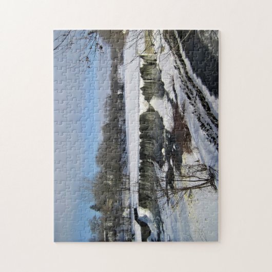 Milwaukee River, West Bend, Wisconsin Puzzle (Vertikal)