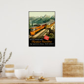 Milwaukee Road-Reiseplakat Poster (Küche)