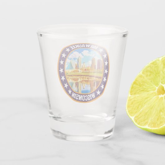 Milwaukee Schnapsglas (Rückseite)