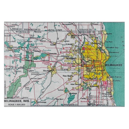 Milwaukee Schneidebrett (Vorderseite)