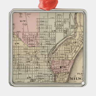 Milwaukee Silbernes Ornament