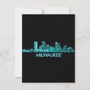 Milwaukee-Skyline Dankeskarte