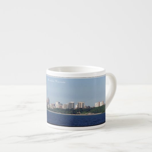 Milwaukee Skyline Espresso Tasse (Vorderseite Rechts)