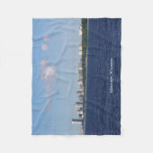 Milwaukee Skyline Fleecedecke (Vorderseite)