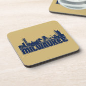 Milwaukee-Skyline Getränkeuntersetzer (Linke Seite)
