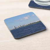 Milwaukee Skyline harte Kunststoff-Untersetzer Getränkeuntersetzer (Linke Seite)