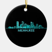 Milwaukee Skyline Keramik Ornament (Vorne)