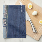 Milwaukee Skyline Küchentuch (Viertel Falte)