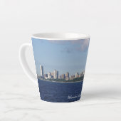Milwaukee Skyline Latte Tasse (Linke Ecke)